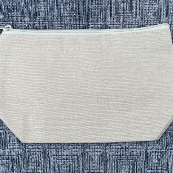 Dogeared Make Up Bag SOCIETY Zip Up Bag Cotton Donut New - Picture 3 of 10